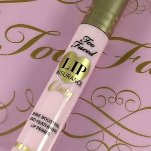 💜GLOSSY Lip Insurance DISCONTINUED Too Faced Lip Primer NWT